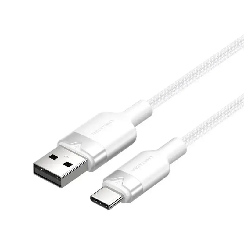 Vention CTNWH datu pārraides un uzlādes vads | USB-A uz USB-C | 15W | 2m | balts