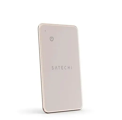 Locator compatible with Apple Find My Satechi card shape ST-LFAWCR desert rose