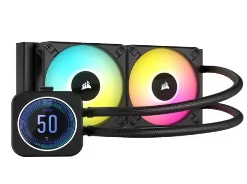 CORSAIR iCUE H100i ELITE LCD XT - processor liquid cooling system