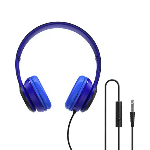 Borofone Headphones BO5 Star with microphone blue