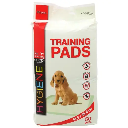 Absorbējošie paladziņi - Dog Fantasy Training Pads, 55.8 x 55.8 cm, 50 gab