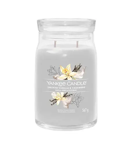 Yankee Candle Smoked Vanilla & Cashmere signature candle 567 g