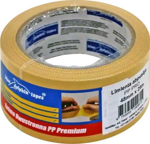 Līmlenta abpusēja PP PRO 48mm 25m