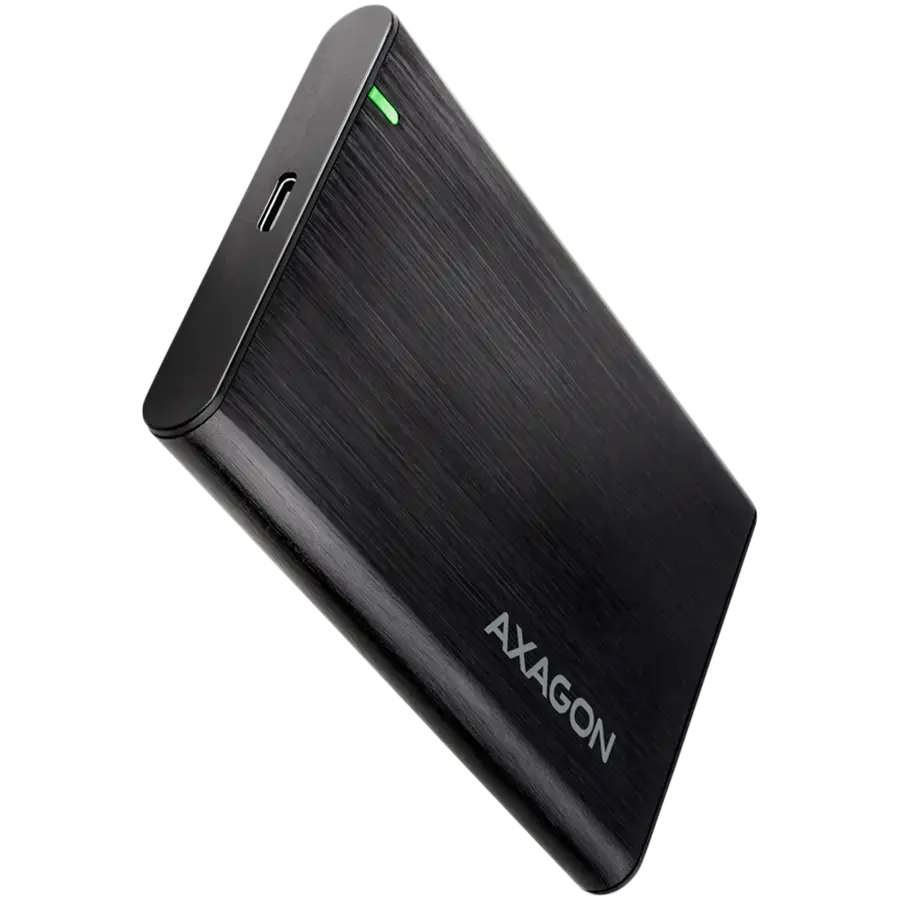 AXAGON EE25-A6C USB-C 3.2 Gen 1 - SATA 6G 2.5'' External SCREWLESS ALU RAW box BLACK