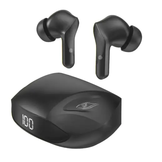 Dudao in-ear wireless headphones TWS Bluetooth 5.2 black (U16H-black)