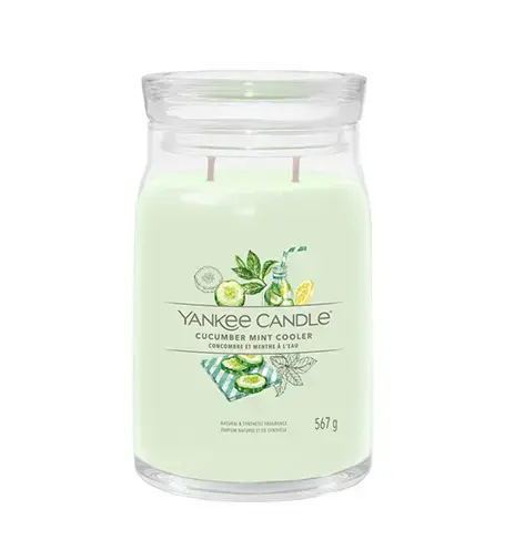 Yankee Candle Cucumber Mint Cooler signature candle 567 g