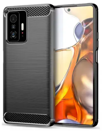Fusion trust silikona aizsargapvalks Xiaomi 11T 5G | 11T Pro 5G melns
