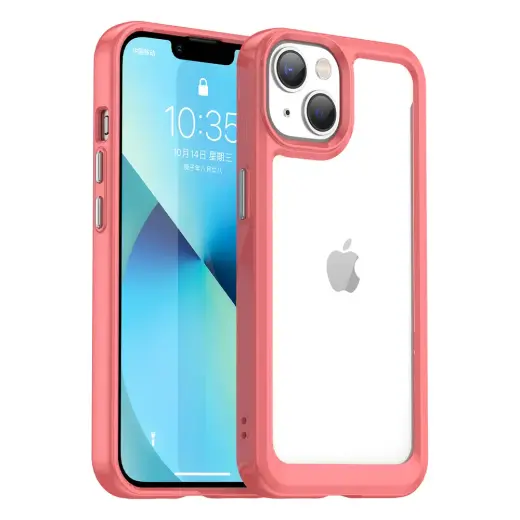Outer Space maciņš telefonam iPhone 14 Plus sarkans