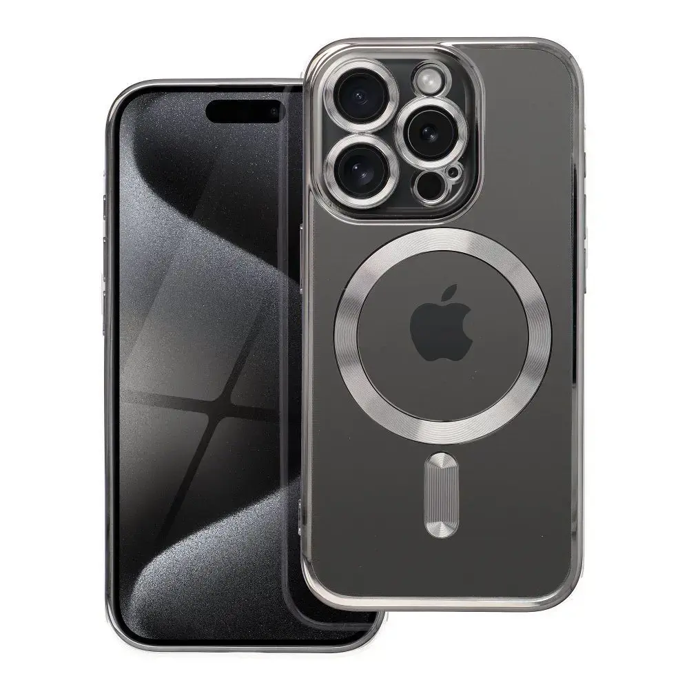 Case for Xiaomi Redmi 15 4G / 5G (171,1mm) Electro Mag Cover compatible with MagSafe titanium