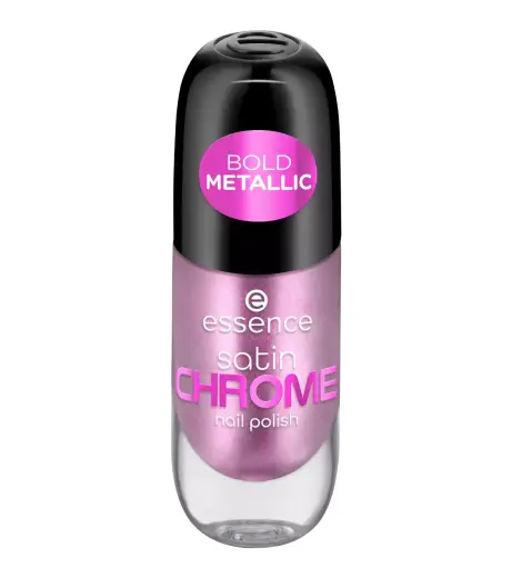 Essence, Satin Chrome, Nail Polish, 02, Artificial Pinktelligence, 8 ml
