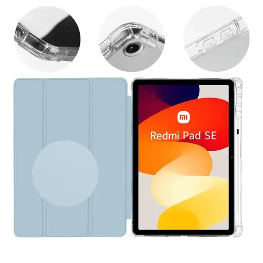 OBAL:ME MistyTab dėklas Redmi Pad SE (2023) mėlynas