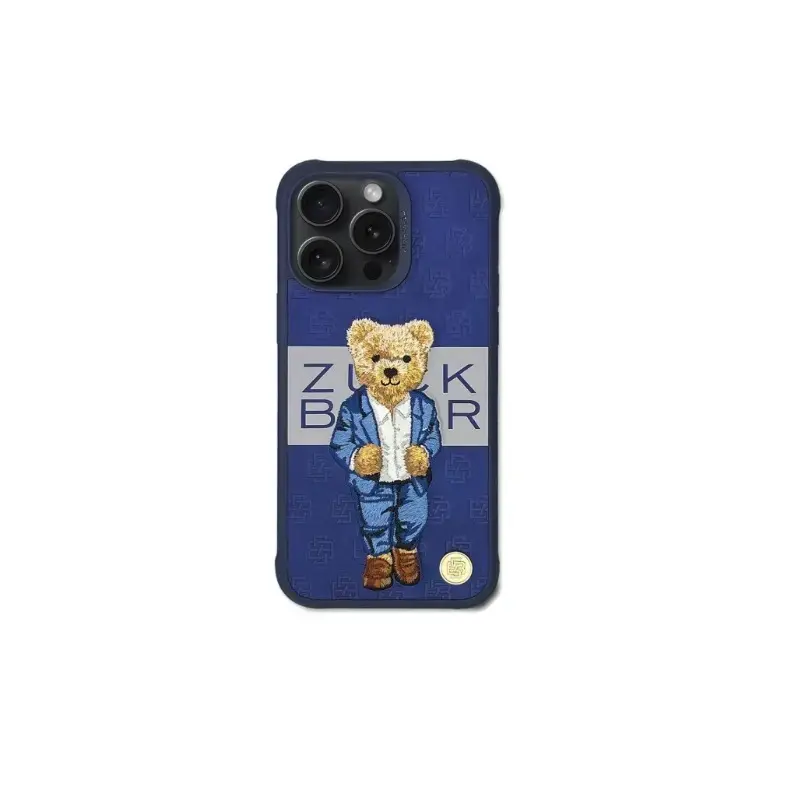 Zuck Bear Paris Gentleman phone case with MagSafe support for iPhone 17 Pro