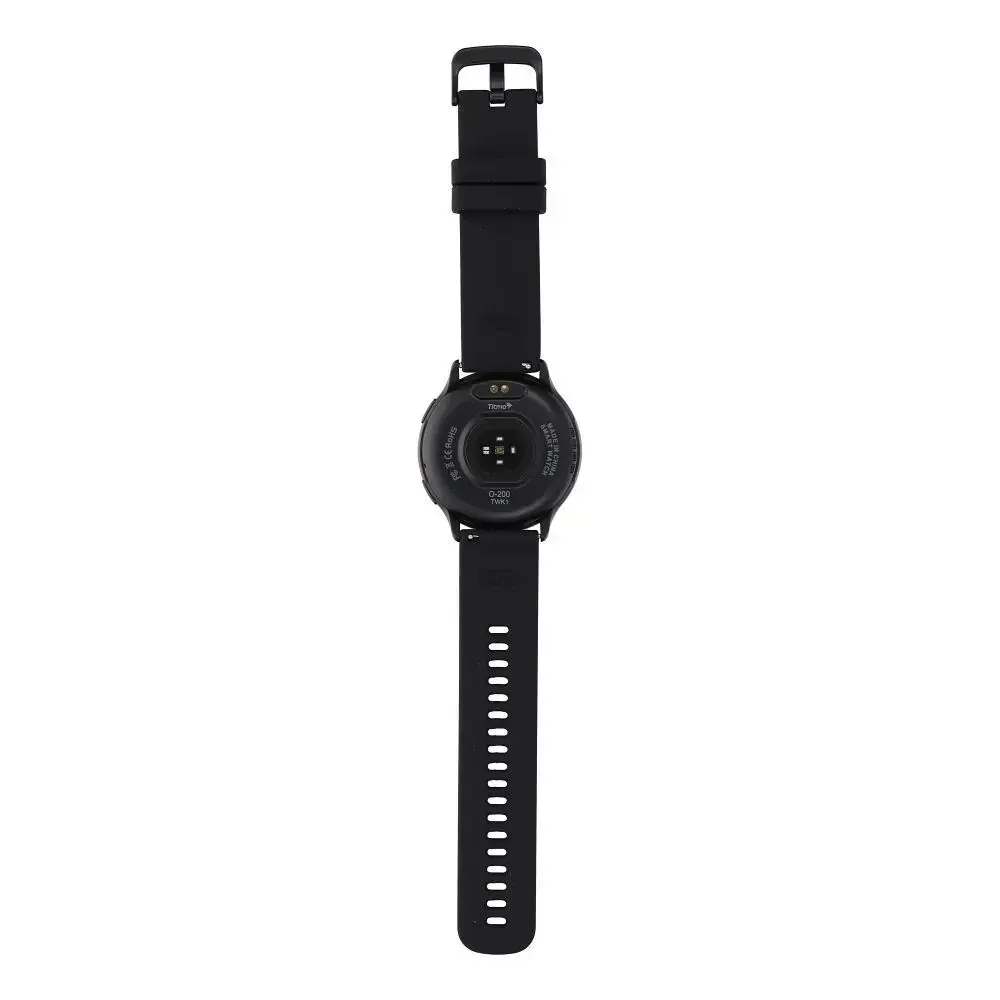 Smartwatch TITMO O-200 (GPS, AMOLED, bluetooth call, silicone strap) black