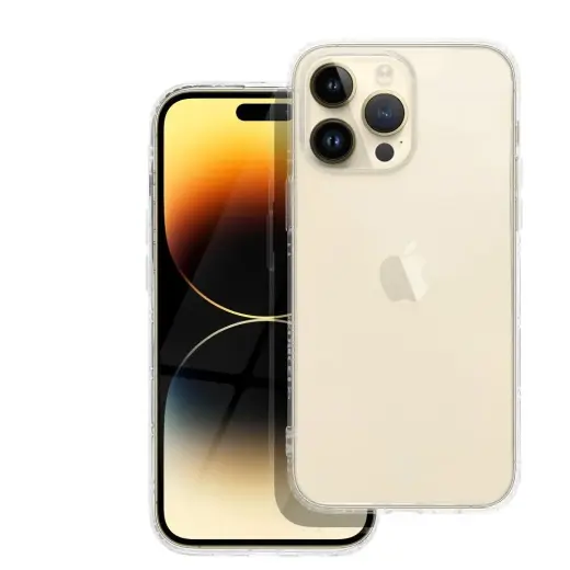 Forcell F-Protect Long Lasting telefono dėklas iPhone 14 Pro Max skaidrus