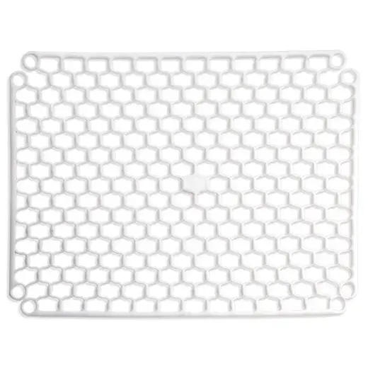 Sink mat M 32x32x0.3cm white