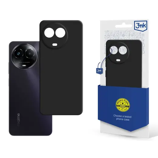 3mk Matt Case for Realme C67 5G - black