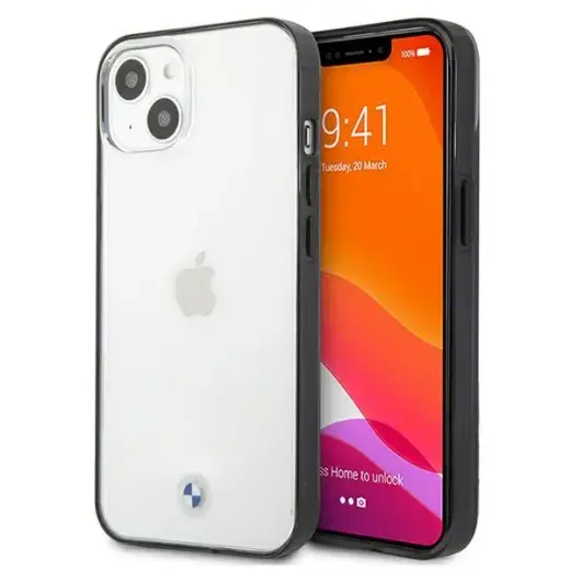 Etui BMW BMHCP13MPCUMRBK iPhone 13 6,1" transparent hardcase Signature Collection