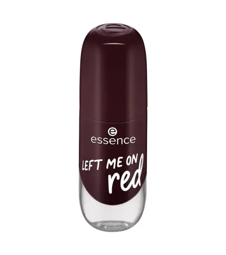 Essence, Gel Nail, Nail Polish, 72, Left Me On Red, 8 ml