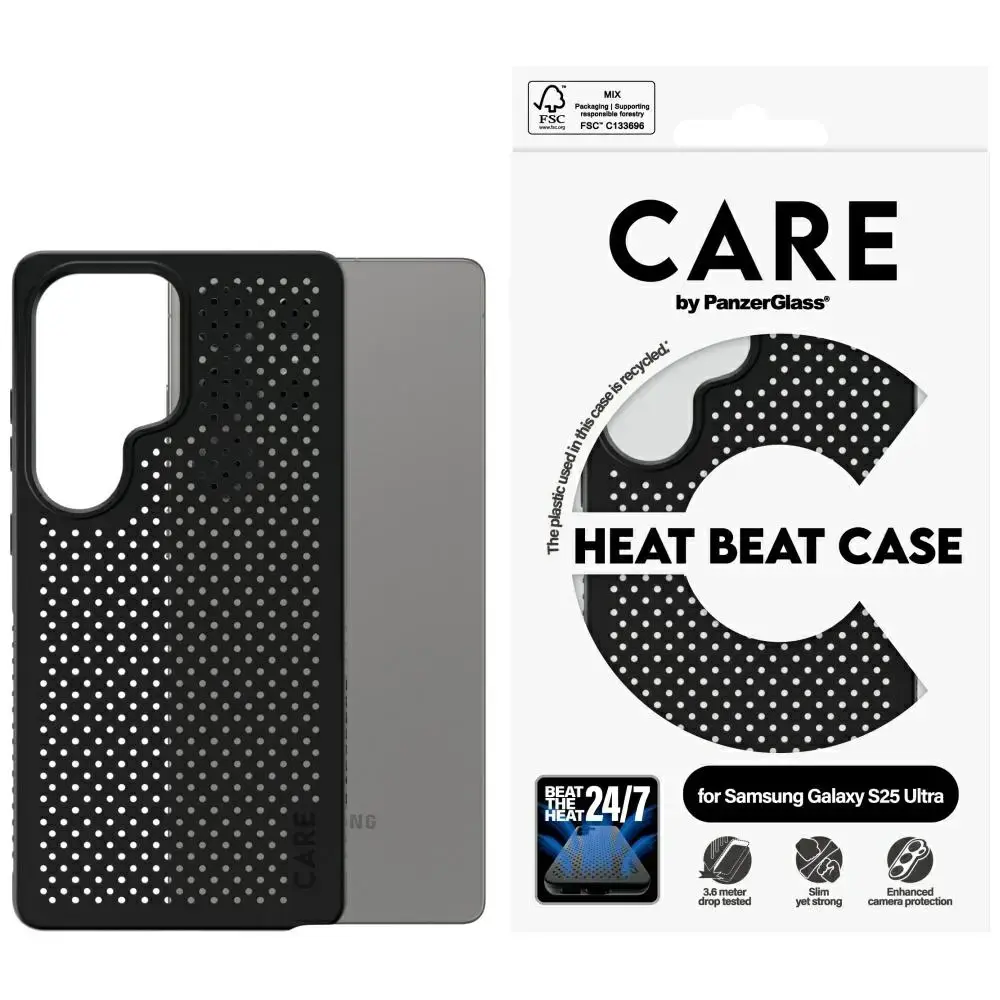 Etui CARE by PanzerGlass Feature do       Samsung Galaxy S25 Ultra heat beat