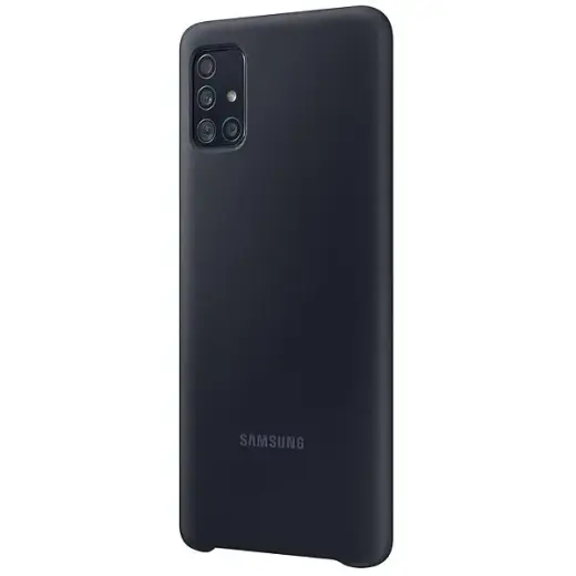 EF-PA515TBE Samsung Silicone Cover for Galaxy A51 Black