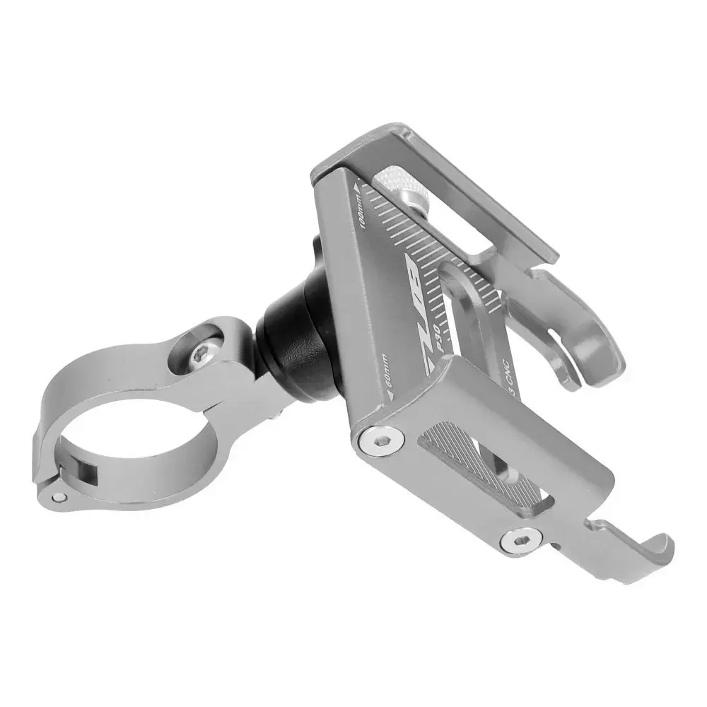 GUB bike holder for mobile phone P30 Aluminium silver