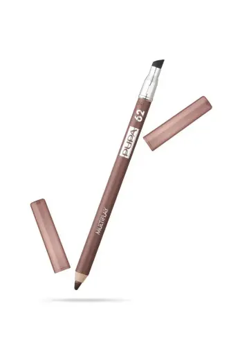 Pupa, Multiplay, Double-Ended, Eyeshadow & Kajal Eyeliner 2-In-1, 62, Golden Brown, 1.2 g *Tester