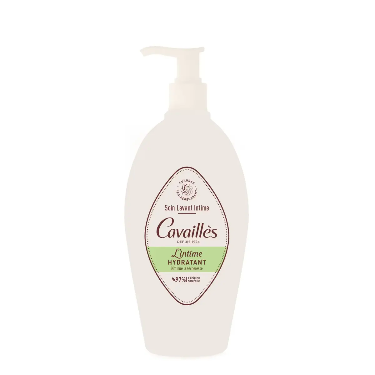 Roge Cavailles, Hydrating Intimate, Natural Ingredients, Intimate Wash Gel, 250 ml