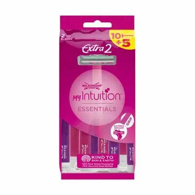 Wilkinson Sword Extra 2 Beauty 15 Pieces Disposable Razor for Women