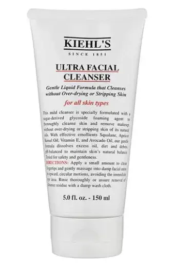 Kiehl's Ultra Facial Cleanser 150ml, Cleanses Skin and Removes Makeup