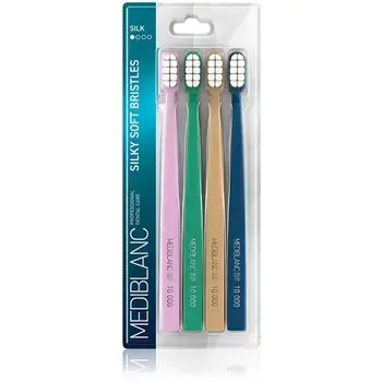 MEDIBLANC Toothbrush with soft bristles 4 pcs