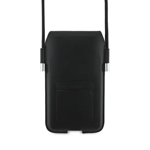 Lacoste PVC Blend Monogram Phone Pouch XL Black