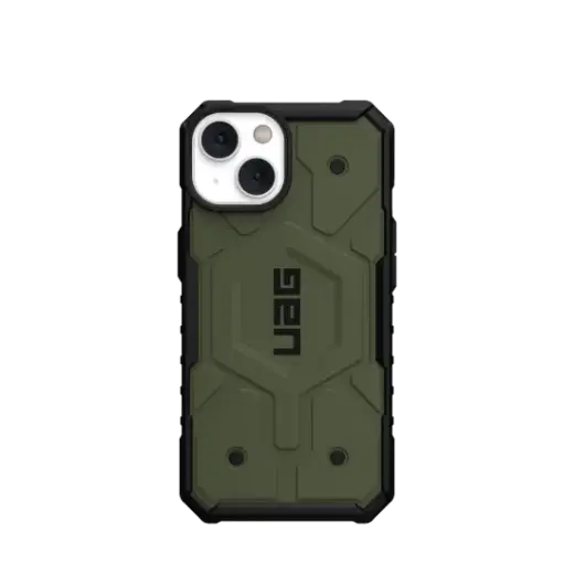 UAG Pathfinder - protective case for iPhone 14 Plus compatible with MagSafe (olive)