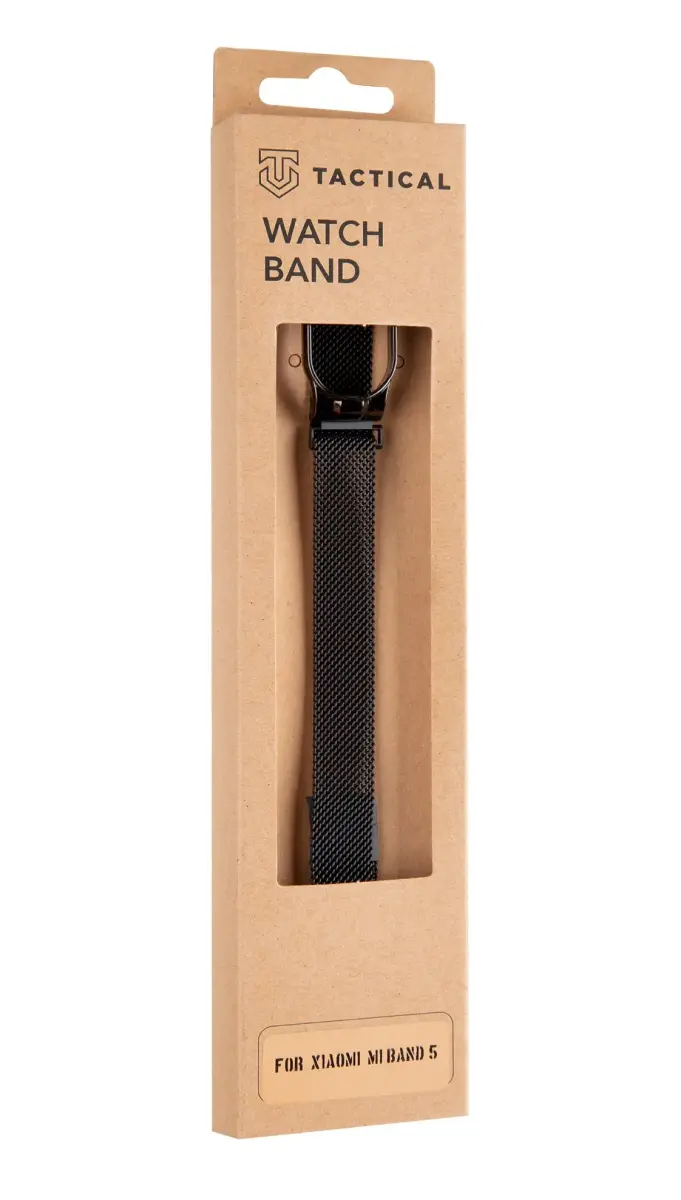 Tactical 660 Loop Magnetic Steel Band for Xiaomi Mi Band 5|6 Black