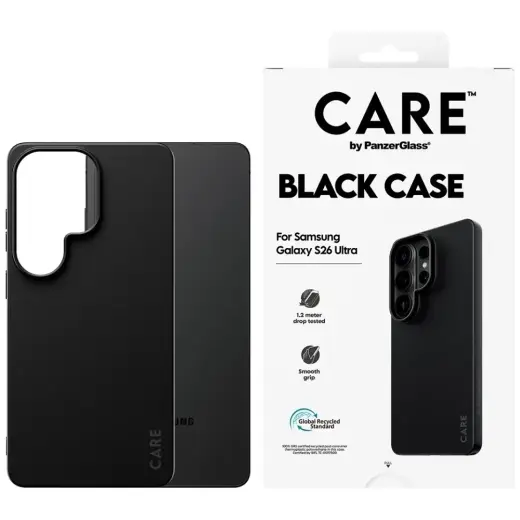CARE by PanzerGlass TPU phone case for Samsung Galaxy S26 Ultra (S948) black