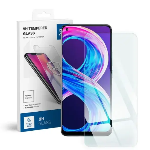 Tempered glass to Realme 8 / 8 PRO Blue Star