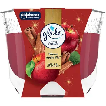 Glade Warm Apple Pie Candle - Vonná svíčka 204.0g