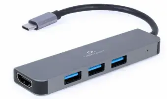 Gembird USB Type-C 2-in-1 Multi-port Adapter (Hub + HDMI)
