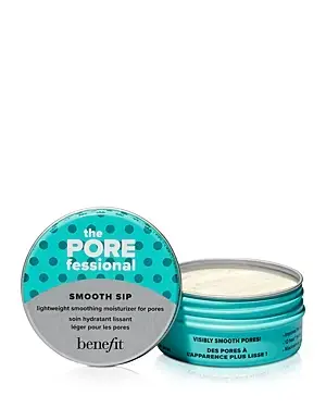 Benefit Cosmetics the POREfessional Smooth Sip Lightweight Gel-Cream Moisturizer Mini 0.7 Oz / 20 ML