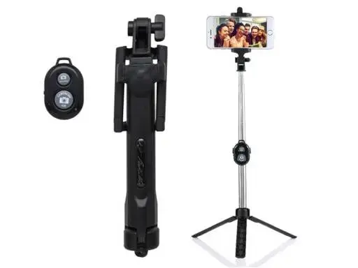 Goodbuy Selfie stick + tripod stand with bluetooth remote control