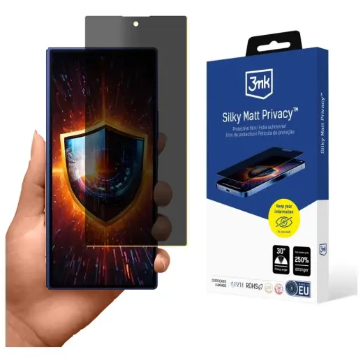 3mk Silky Matt Privacy apsauginė plėvelė telefonui Samsung Galaxy Z Fold 7 (F966) (privatumo efektas)