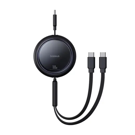 Baseus Bright Mirror Series data transfer and charging cable | USB-C to USB-C | 100W | 1m | black