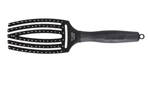 Olivia Garden Detangling Hairbrush Finger Olivia Garden Black