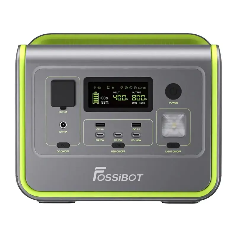FOSSIBOT F800 800W Charging Station (Green)