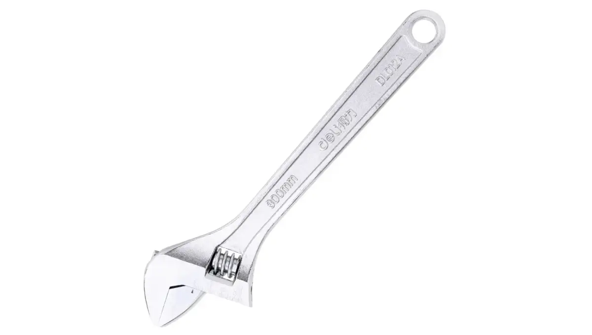 Regulējams atslēgas uzgriežņu atslēga 12" Deli Tools EDL012A (sudraba krāsā)
