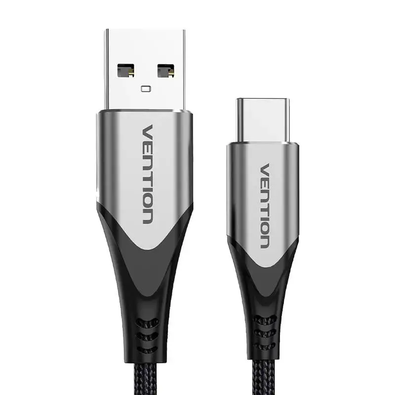 USB 2.0 A to USB-C 3A Cable Vention CODHF 1m Gray