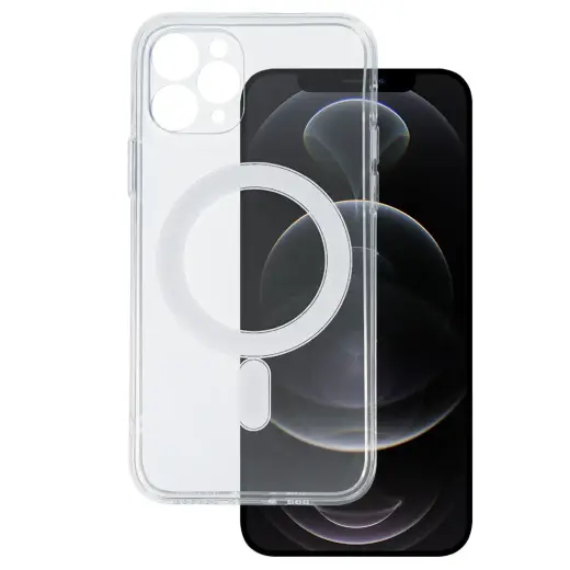 TEL PROTECT MagSilicone Case for Iphone 11 Pro Transparent
