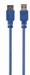 Gembird datu pārraides un uzlādes vads | USB-A to USB-A | 1.8m | zils