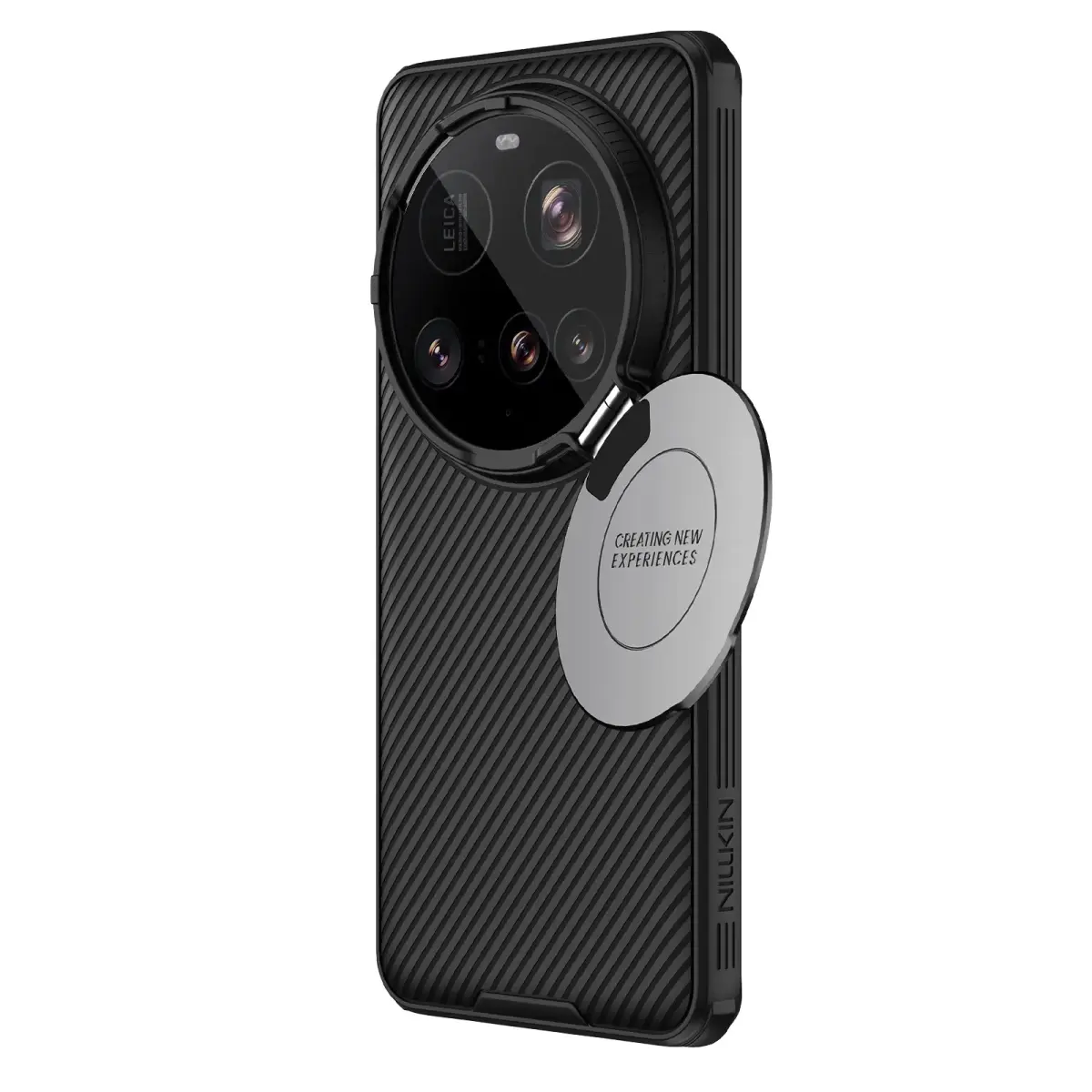 Nillkin CamShield Prop magnētisks telefona maciņš Xiaomi 15 Ultra melns (ar kameras aizsargu)