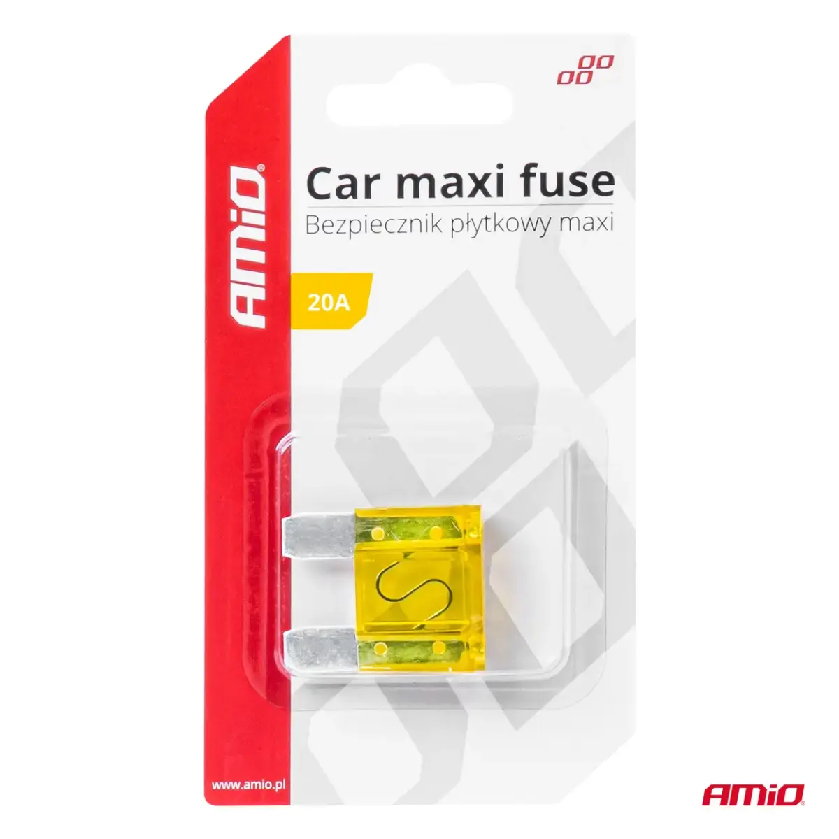 Car MAXI Fuse 20A AMIO-03381