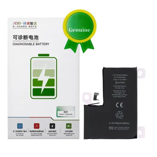 JCID Diagnosable Genuine Battery for iPhone 14 PRO MAX (high capacity)